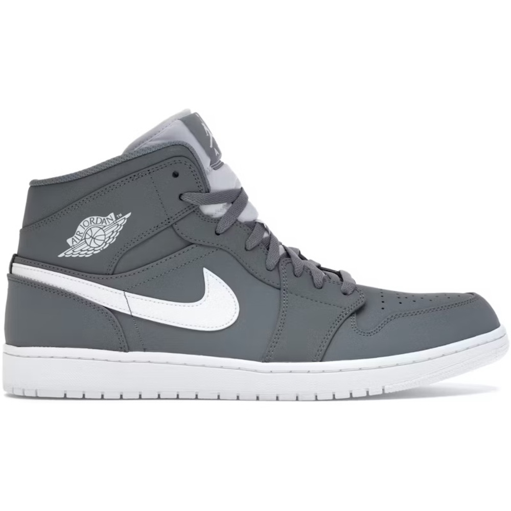 Nike Men's Air Jordan 1 Mid 'Cool Grey'‎ 554724-036